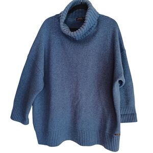 Polo Ralph Lauren Vintage Women Size L Turtleneck Sweater Wool/Cashmere CALLOUT